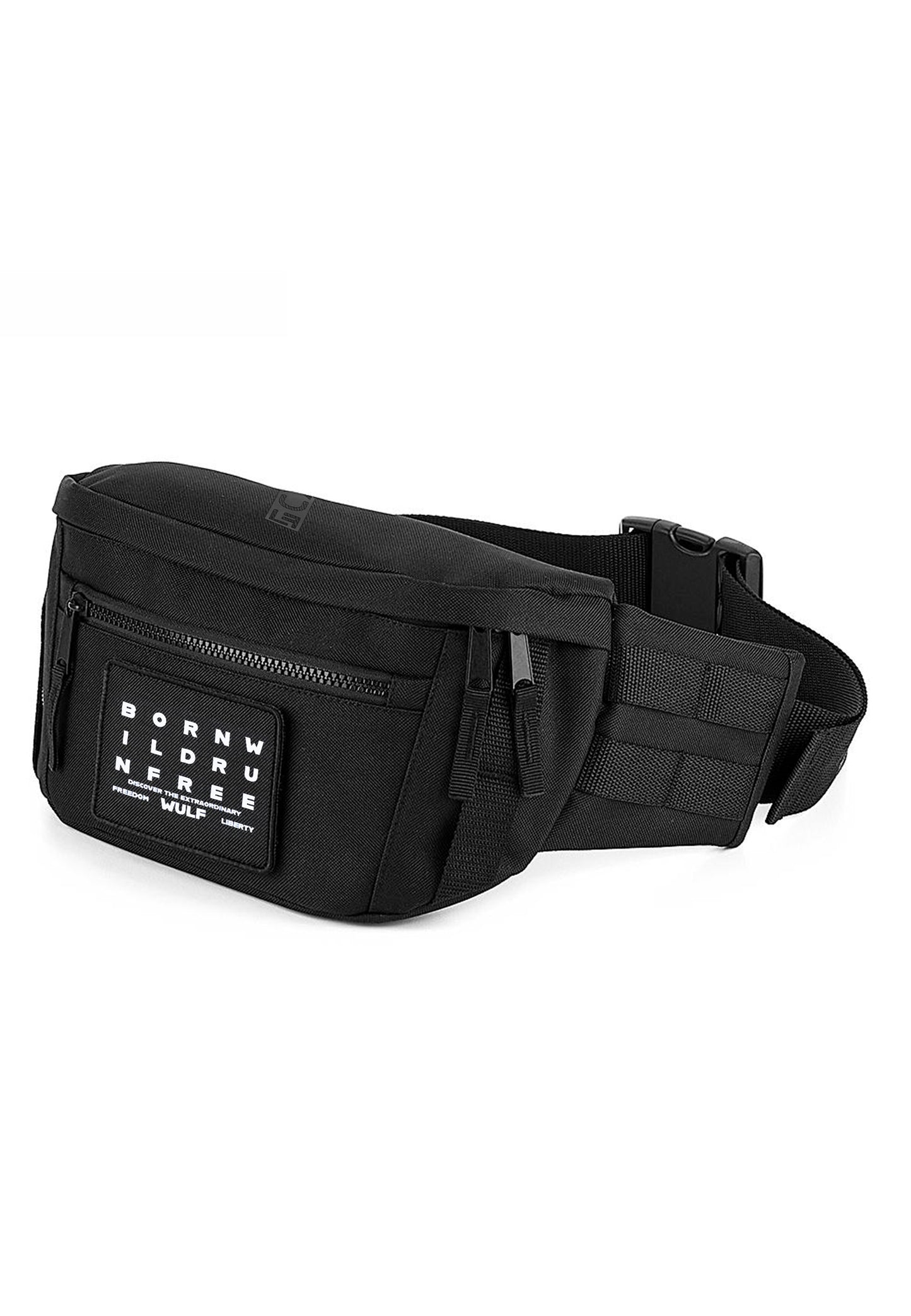 70°113 Tactical Waist Bag, Black Reflector