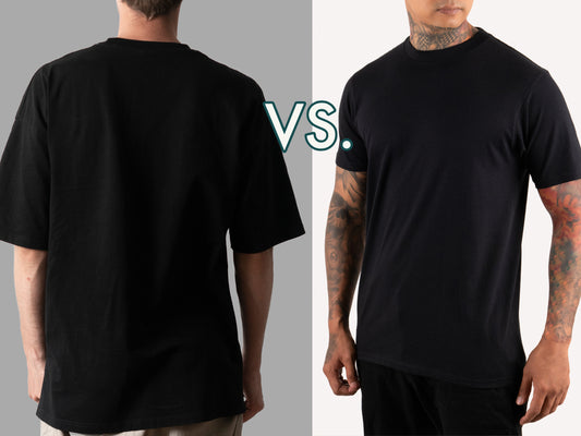 The Stylish Debate: Oversized vs. Regular-Sized T-Shirts