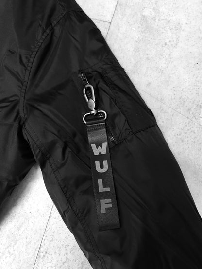 68°110 Black Reflective Bomber