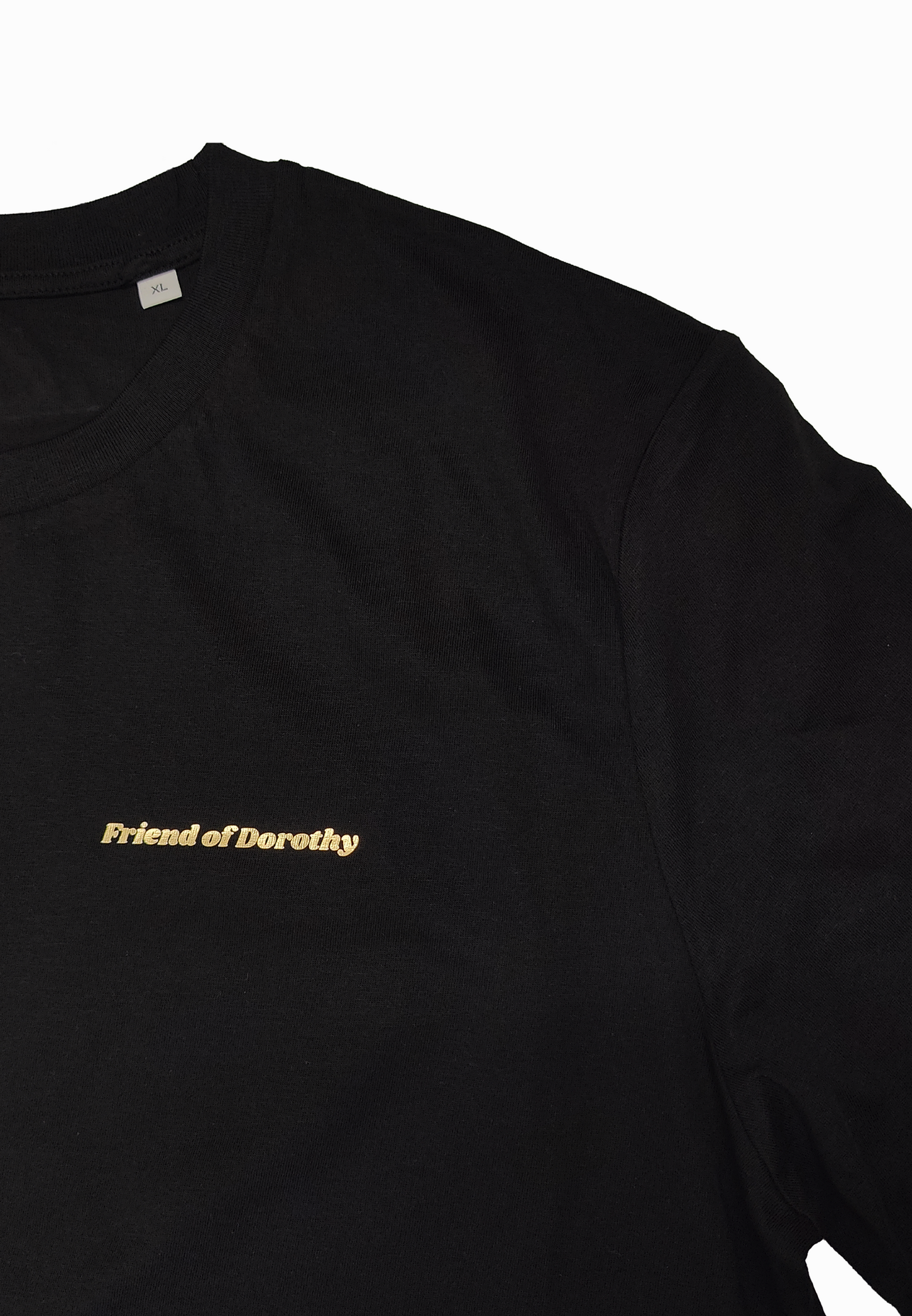 Friend Of Dorothy T-shirt, Black & Gold