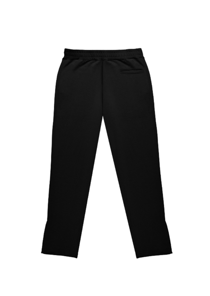 65°120 Zip Straight Joggers, Black Reflector