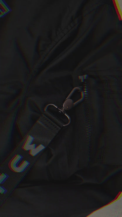 68°110 Black Reflective Bomber