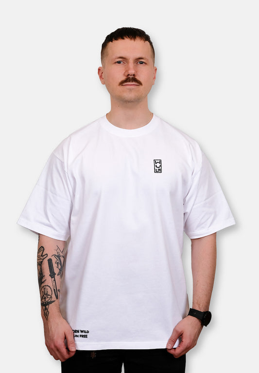 63°110 T-shirt, White Reflector
