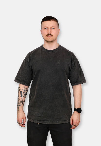 63°110 T-shirt, Acid Black